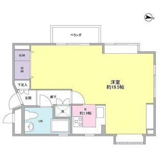 ホメスト池尻【4階】の間取り