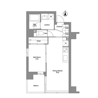 コンフォリア池袋【9階】の間取り