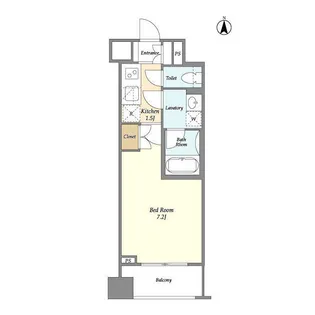 ラクラス新中野【2階】の間取り