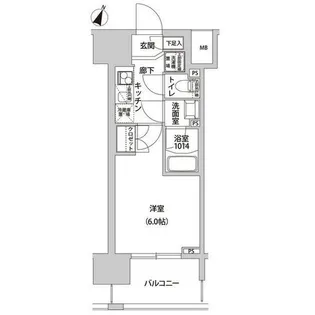 ラクラス幡ヶ谷【2階】の間取り