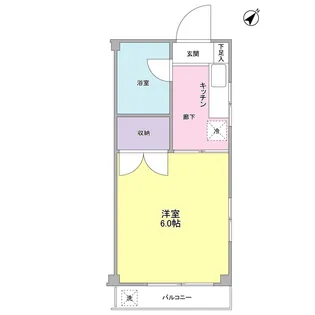トーコー幸町ハイツ パートⅠ【1階】の間取り