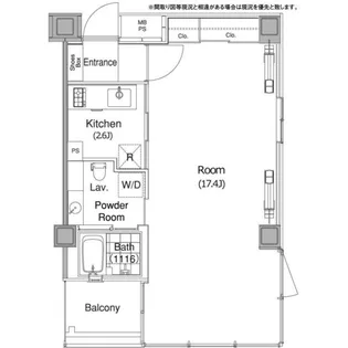 エルスタンザ代官山【10階】の間取り