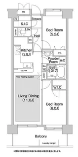 コンフォリア板橋仲宿【14階】の間取り