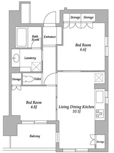 HF若松河田レジデンス【5階】の間取り