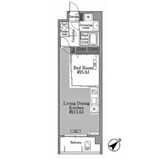 メゾン・ド・コリーヌ市ヶ谷【3階】の間取り