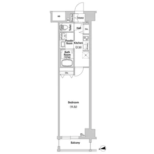 BLESS西巣鴨【2階】の間取り