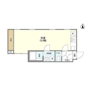 中野NINE’S CORE【2階】の間取り