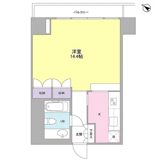 フォレストタウン参宮橋【7階】の間取り
