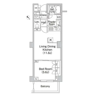 BRILLIA代官山プレステージ【2階】の間取り