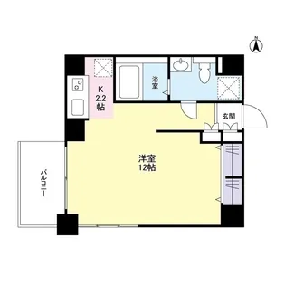 スタイリオ恵比寿SKY【4階】の間取り
