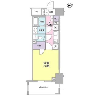 レキシントン・スクエア新宿御苑【4階】の間取り