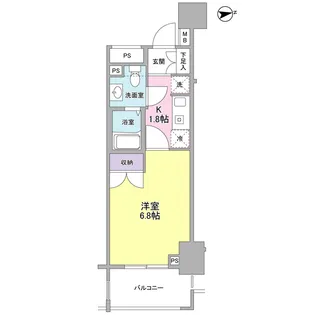 レキシントン・スクエア新宿御苑【2階】の間取り