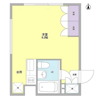 アルシェ ドゥ【1階】の間取り