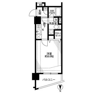 プレール・ドゥーク永福町【4階】の間取り