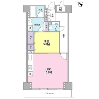 グランドメゾン三軒茶屋【3階】の間取り