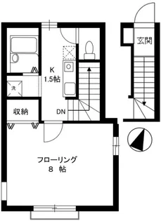 YK荻窪【2階】の間取り