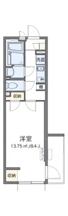 クレイノRIVER CITY【3階】の間取り
