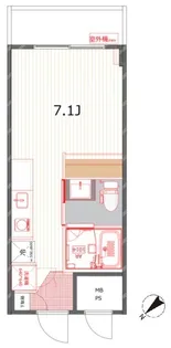 メゾンサンシャイン【10階】の間取り