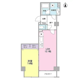 ロイヤルステージ目白【3階】の間取り