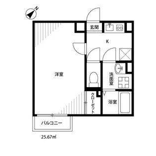 アムールヴェールU【2階】の間取り