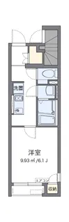 クレイノカワサキ【1階】の間取り