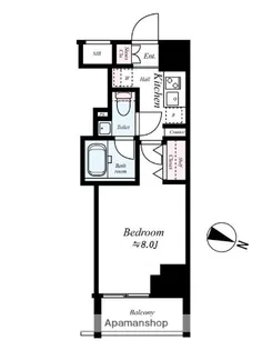 AZEST大山東【11階】の間取り