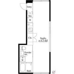 CLK茗荷谷【1階】の間取り