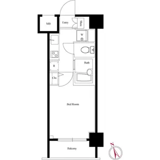SQUARE渋谷【4階】の間取り