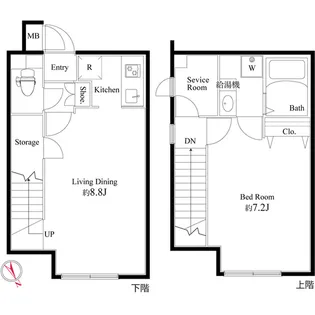 ブランシェ中村橋【0402号室】の間取り