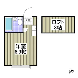 ギュースファイン【1階】の間取り