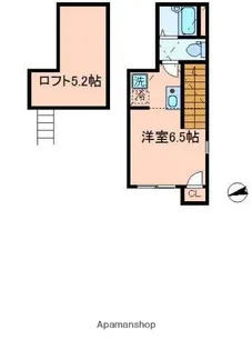 クリスタルコンフォート【2階】の間取り