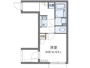 クレイノKURARISU【2階】の間取り