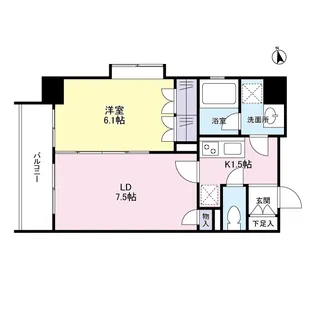 リバーレ池袋【3階】の間取り