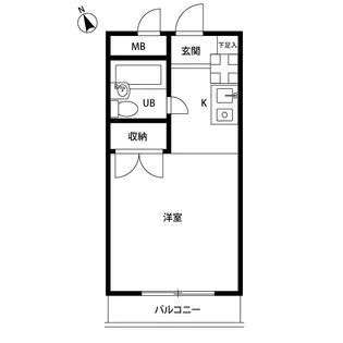 プレール新板橋【1階】の間取り