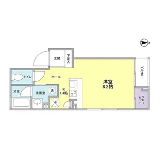 ソレーユ四谷三丁目【5階】の間取り
