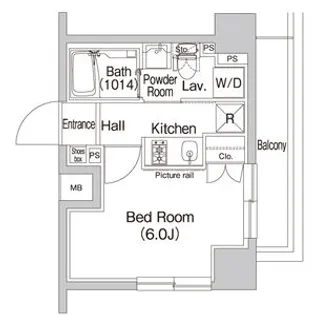プラウドフラット富士見台【6階】の間取り