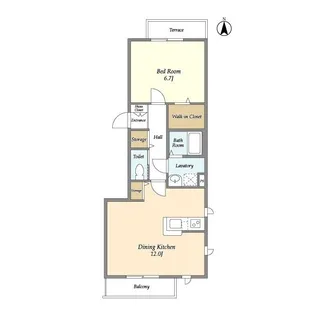 FLATSⅢ【1階】の間取り