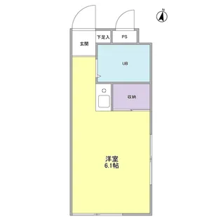 メゾンムラコシ3号館【2階】の間取り