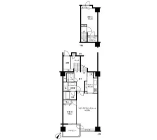 参宮橋マンション【3階】の間取り
