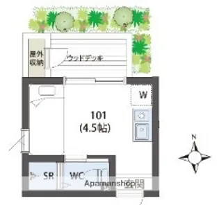 シエスタヴィラ上鷺宮の杜 WEST棟【1階】の間取り