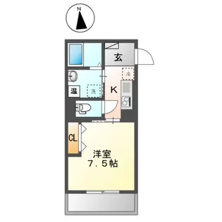 エスポワールM【3階】の間取り