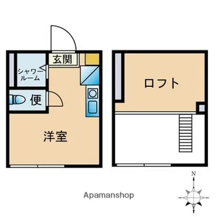 高円寺プレイス【101号室】の間取り