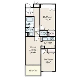 キャニオンヒル1992【2階】の間取り