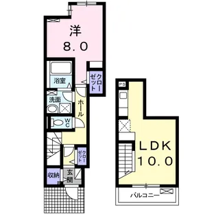 フェリシア【1階】の間取り