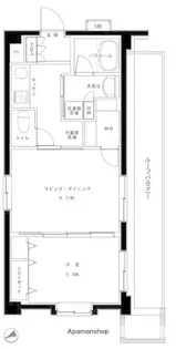 グランフォース富士見台【402号室】の間取り