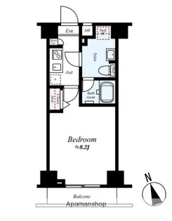 プレール・ドゥーク練馬中村橋【2階】の間取り