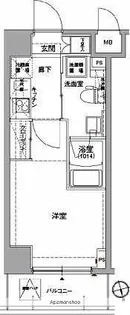 FORTIS♯004【7階】の間取り