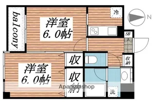 パルテールIWASAKI【302号室】の間取り