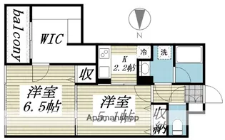 パルテールIWASAKI【1階】の間取り