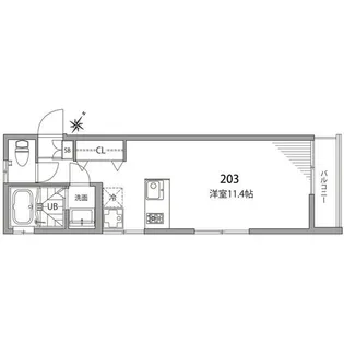グランエッグス文京大塚S【2階】の間取り